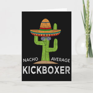 Carte Mème de kickboxeur hilarant amusant Kickboxing drô