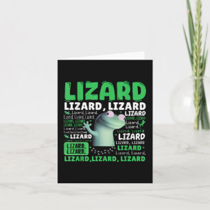 Carte Mème de lézard drôle Animal Femmes Hommes _1