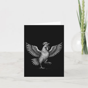 Carte Mème de poulet Caquètement Citations drôles Humour