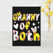 Carte Mémé des deux fière Softll Vend Mémé Grand-mère (Fleur jaune)