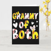 Carte Mémé des deux fière Softll Vend Mémé Grand-mère  (Fleur jaune)