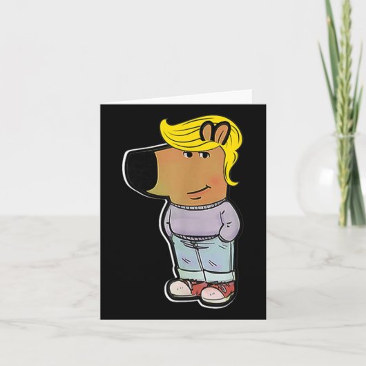 Carte Meme détendu Trump Drôle Meme les mecs détendus (Devant)