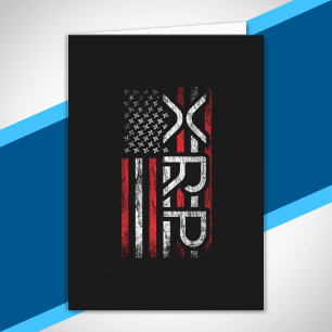 Carte Mème Drapeau Américain XRP Crypto Cryptomonnaie