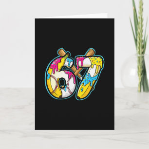 Carte Mémé drôle 67 Ice Cream Drip Mème Six Sept Générat