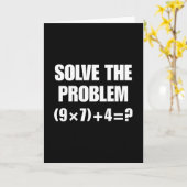 Carte Mème drôle 67 Pemdas Prof de maths élémentaire Cer (Fleur jaune)