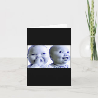 Carte Mème drôle de niche bébé Gen Z Ai viral rigolant A