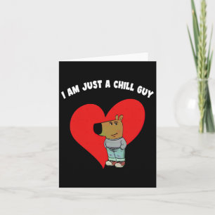 Carte Mème drôle Je suis juste un gars cool Saint-Valent