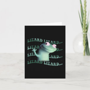 Carte Mème Drôle Weirdcore Animal Femmes Hommes Lizard L