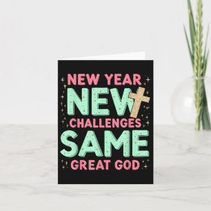 Carte Même Grand Dieu Jésus Nouvel An Nouveaux Défis