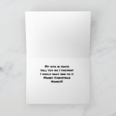 CARTE **MÊME LA FOLIE PEUT ÊTRE BONNE** (Intérieur)