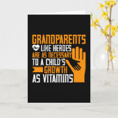 Carte Mémé - Les Grands-Parents Comme Des Héros (Fleur jaune)