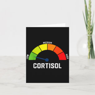 Carte Mème niveaux de cortisol bas