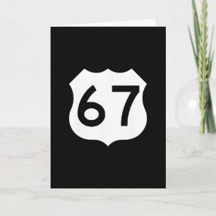 Carte Mème Panneau Route 67 Six Sept