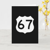 Carte Mème Panneau Route 67 Six Sept (Fleur jaune)