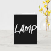 Carte Mème Papillon de Lampe (Fleur jaune)