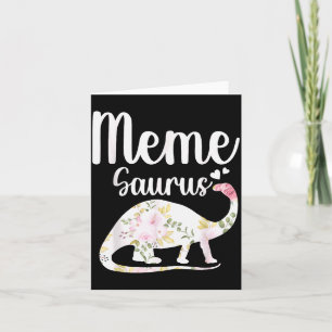 Carte Meme Saurus Grand-mère Fête des Mères Thanksgiving