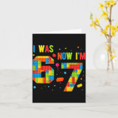 Carte Meme Six Seven Garçons Construction Anniversaire J (Fleur jaune)