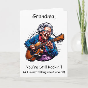 Carte Mémé, tu déchires toujours" Humour d'anniversair