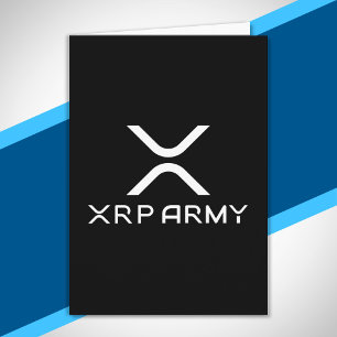 Carte Mème XRP Army Citation Hodl Crypto CryptoCurrency