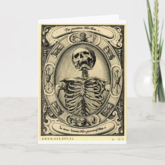 Carte Memento Mori (Devant)