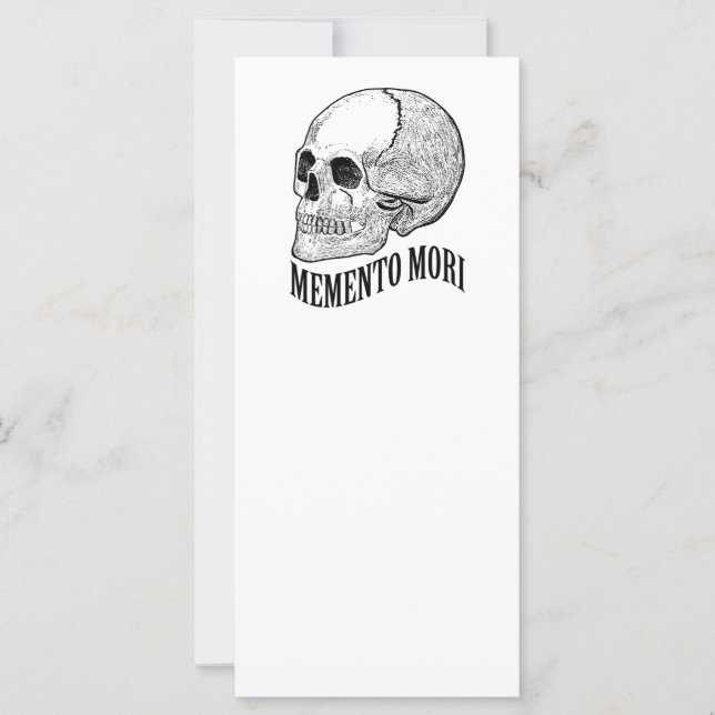 Carte Memento mori (Devant)