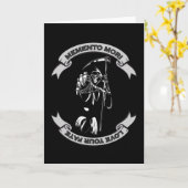 Carte MEMENTO MORI Love Your Fate Grim (Fleur jaune)
