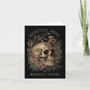 Carte Memento Mori Memento Vivere _ Philosophie &amp; La