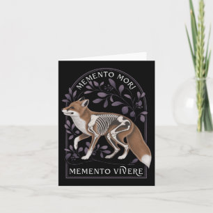 Carte Memento Mori Memento Vivere _ Philosophie & La
