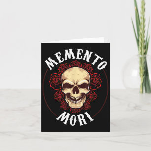 Carte Memento Mori Mortalité Philosophie stoïque Stoicis