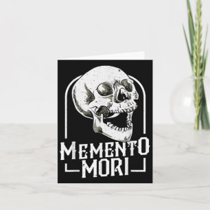 Carte Memento Mori stoïque stoïque philosophie de mortal