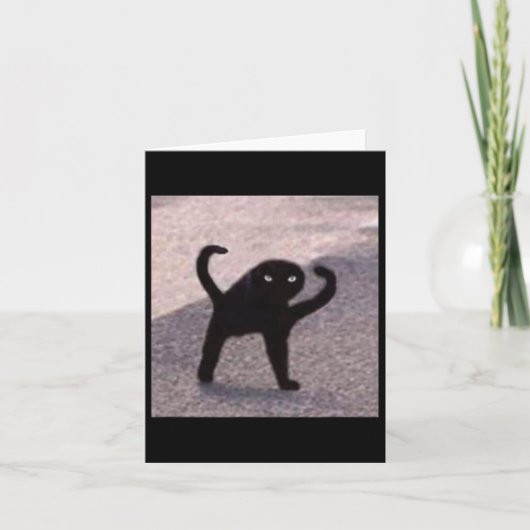 Carte Mèmes de chat maudit Chat maudit Colère de chat co (Devant)