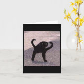 Carte Mèmes de chat maudit Chat maudit Colère de chat co (Fleur jaune)