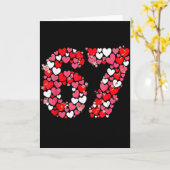 Carte Memes de la Saint-Valentin 67 Rempli de cœurs drôl (Fleur jaune)