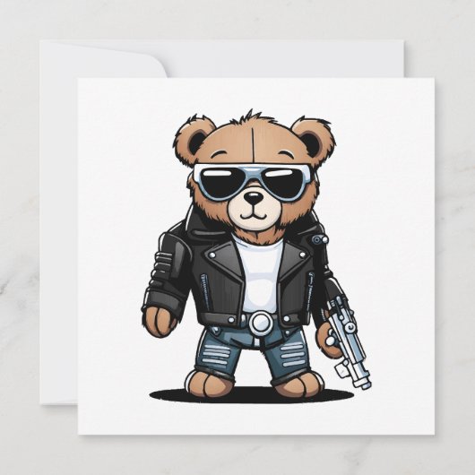 Carte Mèmes Teddy mignons (Dos)