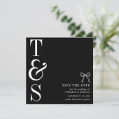 Carte Mémo À Aplatir Pour Sauvegarder La Date (Debout devant)