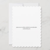 Carte mémo à plat pour sauvegarde de la date (Dos)