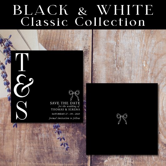 Carte Mémo à plat pour Sauvegarder la Date