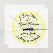 Carte Mémoire amoureuse d'un grand pêcheur (Devant / Derrière)