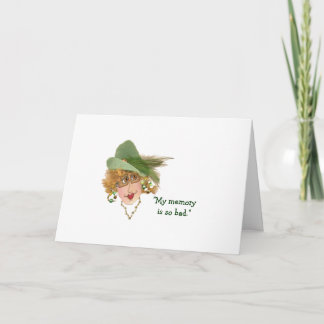 Carte mémoire Anniversaire Anniversaire Humoristiq