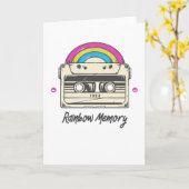 Carte Mémoire Arc-en-ciel (Fleur jaune)