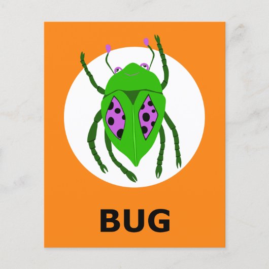 Carte mémoire BUG Halloween (Devant)