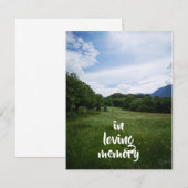 carte mémoire champ et ciel 2 (Devant / Derrière)