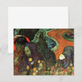 Carte Mémoire du jardin à Etten par Vincent van Gogh (Devant / Derrière)
