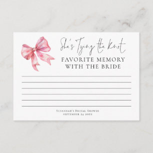 Carte Mémoire Favorite Avec Fête des mariées Bride Rose 