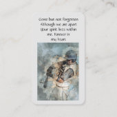 Carte mémoire Memorial Baseball Sport (Dos)