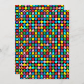 Carte Mémoires multicolores (Devant / Derrière)