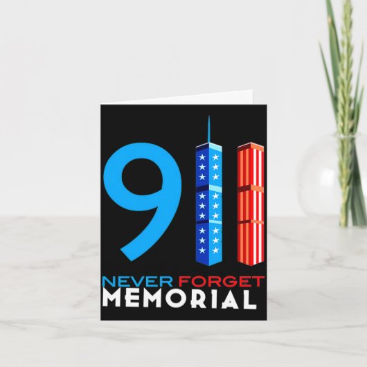 Carte mémorial 911 mémorial 911 (Devant)