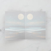 Carte Mémorial Clair de Lune Océan (Intérieur)