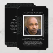 Carte Mémorial - Croix - Merci Sympathie Retour (Devant / Derrière)