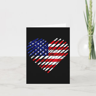 Carte Memorial day amp 4th july partiotic heart mens Mem
